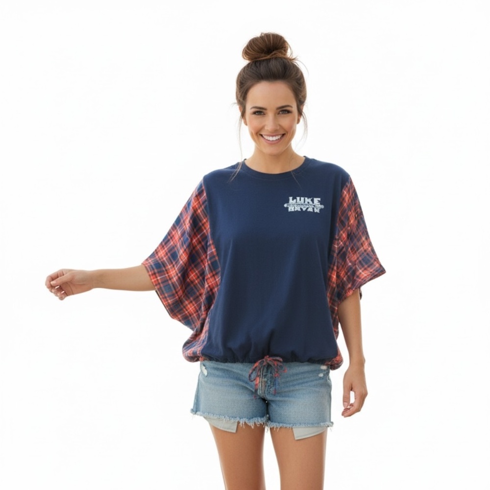 Upcycled Luke Bryan 2014 Tour Shirt.  One of a Kind.